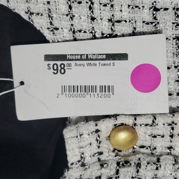 NEW House of Wallace Cropped Avery Blazer Small - Picture 4 of 9